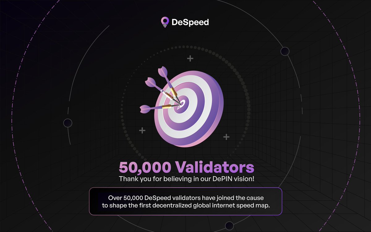 🎉 Oops, our intern forgot to tell you... 50,000+ DeSpeedsters have onboarded! 🚀

We wanted to tell you 2 days ago, but... our intern was busy monitoring your speed tests 😅

🫵 It was YOU behind this milestone. Keep DeSpeeding and supporting us like this! 🛜

#DePIN #Web3 #AI