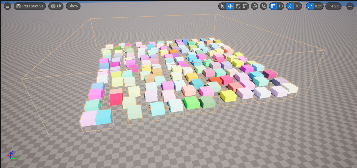 Happy new year to all! New #UE5 #PCG tip of the day! You can send data from PCG to the material for each instance. For example I can read $Color.RGB on each point and send it to my custom "ColorMaterial". Static attributes (with $) only work in 5.5, but dynamic attributes is OK.