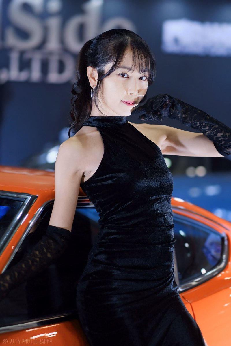 今日の衣装はこちらー！🖤
会いに来てね！🐾

#TAS2025 #東京オートサロン　#VeilSide