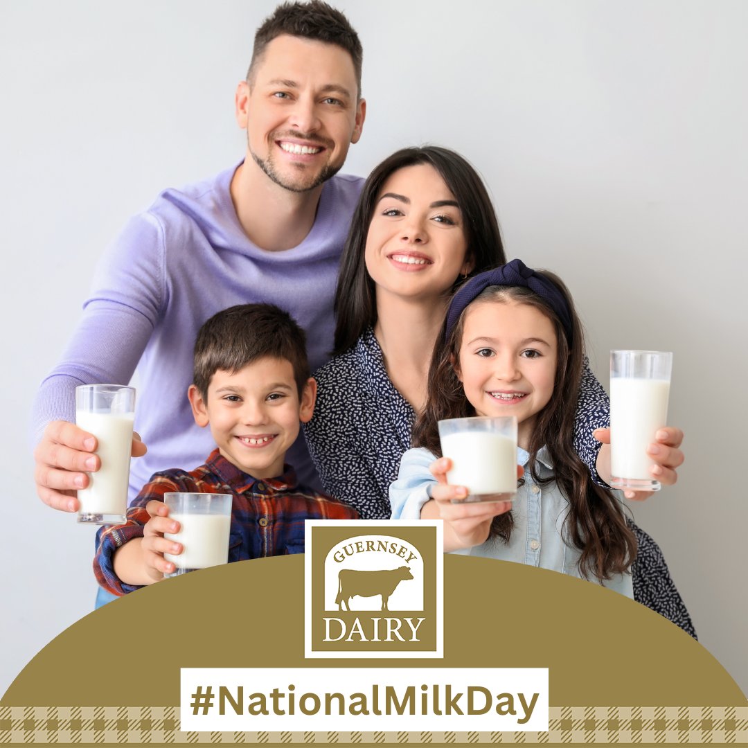 Happy #NationalMilkDay! Join in and raise a glass to celebrate the goodness of #GuernseyMilk, Guernsey farmers and all the Guernsey herds Worldwide. Or milk is one of life’s little luxuries – not only does it taste amazing, but it's packed with essential vitamins and nutrients.
