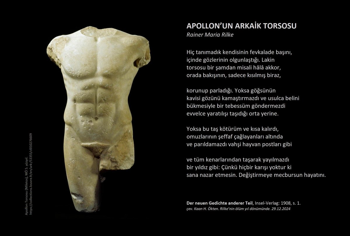 .

"Değiştirmeye mecbursun hayatını."
                          —Rilke

.