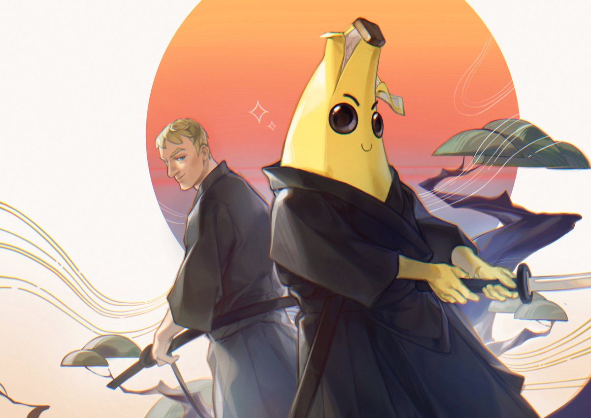 mrgx1019's tweet photo. 道！
#peely #fortnite #FortniteArt https://t.co/SZSizdHcDK