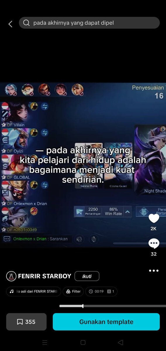 herul_cules's tweet photo. Kata-kata MLBB https://t.co/bFNKvgikbn