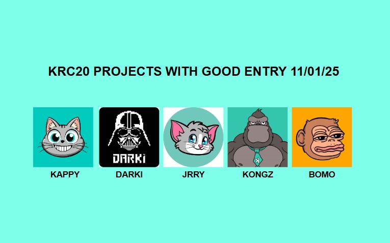 How is going guys?
Although market hasn't been great in last few days for #KRC20 market, yesterday we had some amazing runs like:

$KEKIUS <a href="/Krc20_KEKIUS/">Kekius Maximus Kaspa</a>  
$SHARKY <a href="/sharky2onkas/">SHARKY</a> 
$FROPPY @froppycoin 
$PHONKE @Phonke_on_kaspa 
$SQUARE <a href="/SQUARE_ON_KAS/">SQUARE</a> 

now, here are some great