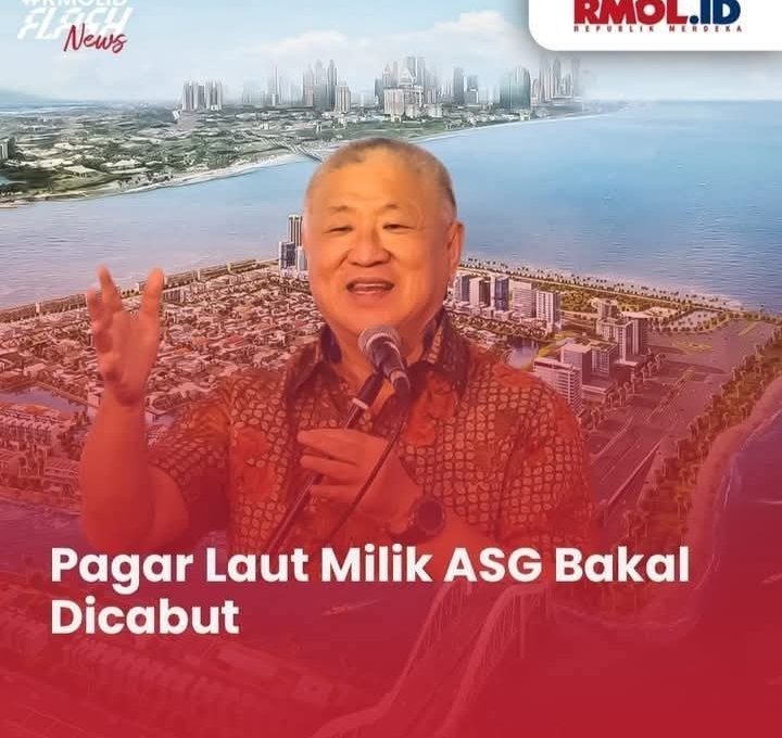 Setelah bbrp hari Viral tanpa diketahui siapa pemilik pagar laut 30 km ..ternyata ketahuan milik  ASG  anteknya Mulyono..😤