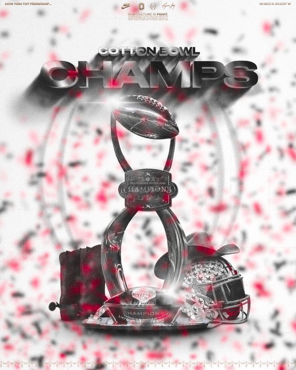 RBsSportsPlays's tweet image. BOOOOOOOOMMMMMMM

CROWN THE COTTON BOWL CHAMPS!!!!

The Ohio State Buckeyes -5 -120 BOMB (5 Units)✅
The Ohio State Buckeyes -3 -125 1H (2 Units)✅

Bowl SZN Record 29-13 (69%) +37.3 Units

I AM THE BOWL SZN KING 👑 #HornsDown 

LET’S F*CKING DANCE BABYYYY 🕺🏻