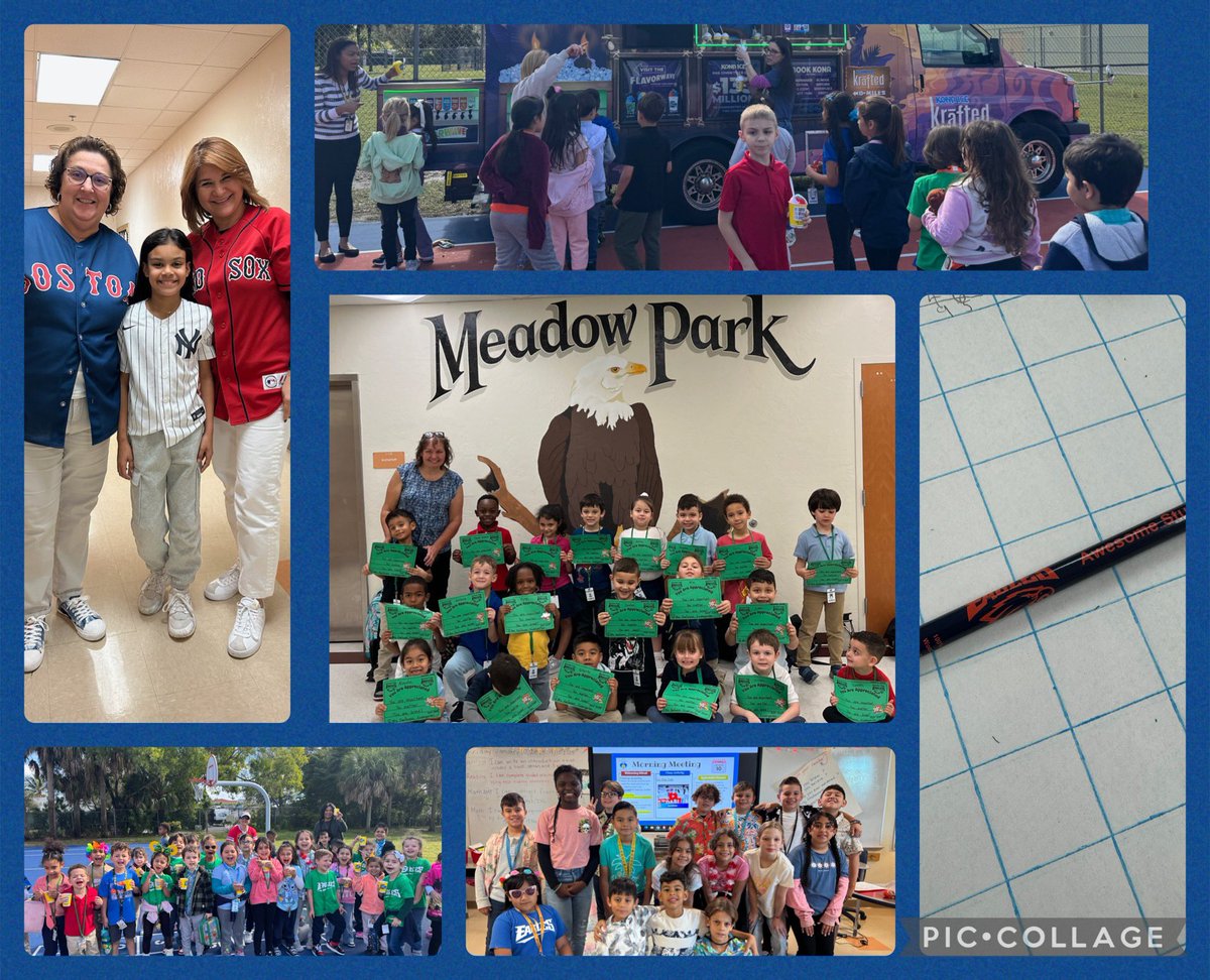 Sabrina Higley (@sabrins29) on Twitter photo We had so much fun this week <a href="/MeadowParkEl/">Meadow Park</a> celebrating our students for Student Appreciation Week! From
Notes from their teachers, to dress-up days and Kona Ice, it was a great way to welcome our students back! <a href="/MeadowParkAP/">Cassandra White</a> <a href="/SHaag77/">Susan Haag</a> <a href="/robinlbrown6/">RobinBrownInstrSupt</a> <a href="/pbcsd/">The School District of Palm Beach County</a> We had so much fun this week <a href="/MeadowParkEl/">Meadow Park</a> celebrating our students for Student Appreciation Week! From
Notes from their teachers, to dress-up days and Kona Ice, it was a great way to welcome our students back! <a href="/MeadowParkAP/">Cassandra White</a> <a href="/SHaag77/">Susan Haag</a> <a href="/robinlbrown6/">RobinBrownInstrSupt</a> <a href="/pbcsd/">The School District of Palm Beach County</a>
