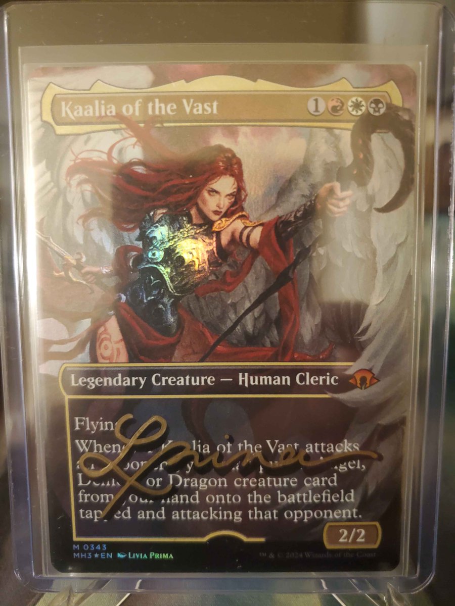 emboldenXIV's tweet image. Proof #4! This one actually arrived on the same day as my Deruchenko proof, so maybe this one is #3 and the other is #4? Livia Prima's sketch style is somehow very detailed in its simplicity. Looking forward to more proofs from Livia in 2025!