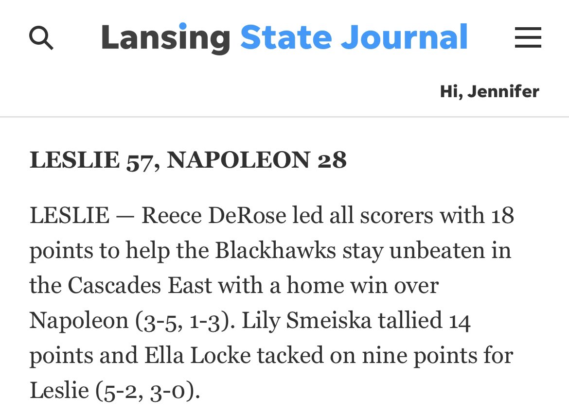 Another good night for our <a href="/reece_derose/">Reece DeRose</a> &amp; <a href="/l_smieska/">Lily Smieska</a>!