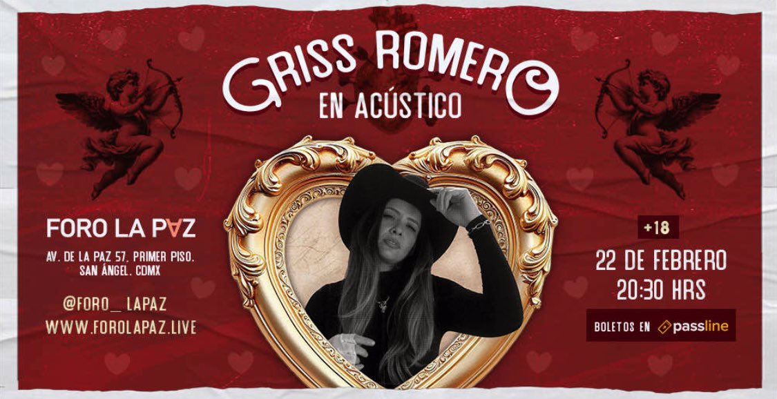 TeamMtyGR's tweet photo. CDMX este 22 de Febrero tienen una cita con @GrissRom  
🤩 No faltes !! 
Compra tu Boletos 🎟️
 https://t.co/1VhhHlWSJV https://t.co/TPo5SG9KCc