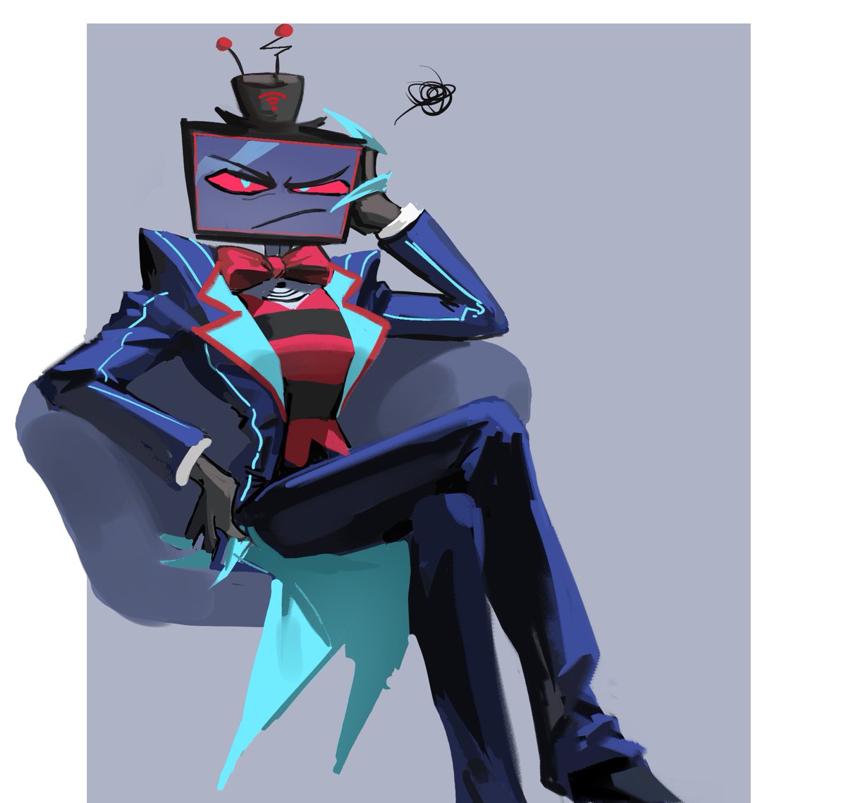#HazbinHotelFanart 
#HazbinHotelVox 
One hour challenge Day2 📺