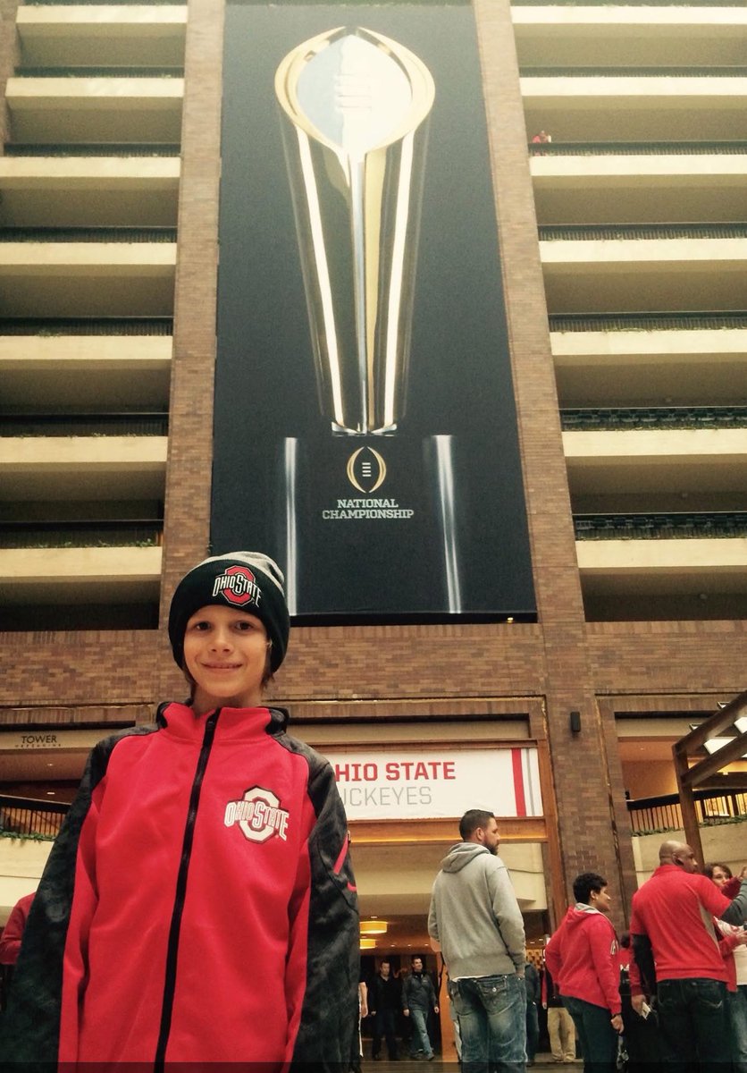 Big time win!  O-H-I-O!!!

2014, 10 years ago @aidanbrown2024 and I were in Dallas for National Championship… how time fly’s!!

Had a blast!  One more vs the Irish!!
