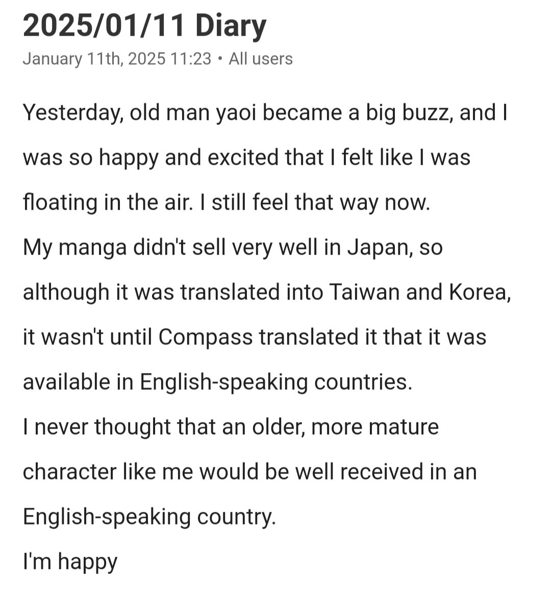 Her post on pixiv fanbox made me tear up a little ngl and reminds me just how much our support means to artists and the impact it can have on their lives.

Kindness goes a long way. Let’s keep supporting the artists who bring us happiness so that we can bring some back to them.