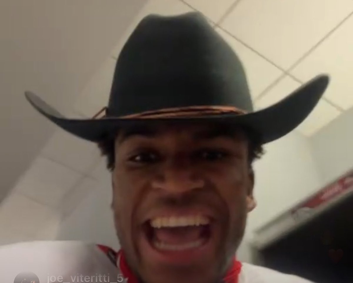 Caleb Downs in the Ohio State locker room