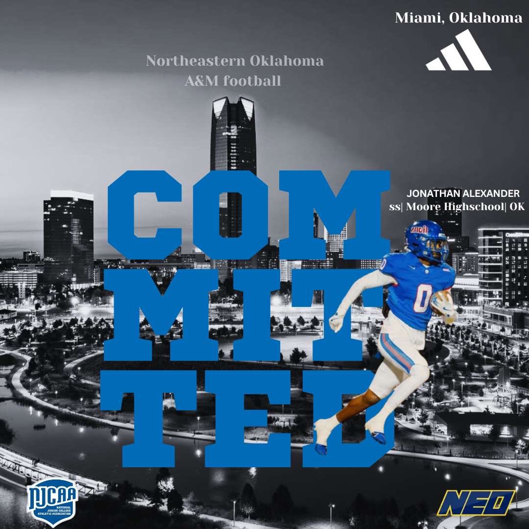 Jonathan alexander (@youngkidonathan) on Twitter photo After a great conversation with <a href="/CoachCrissup/">Zachary Crissup</a> and the family i’m Blessed to announce that i will be committing to North Eastern Oklahoma a&m college <a href="/Norsemen_FB/">NEO Football</a> Go Norsemen! After a great conversation with <a href="/CoachCrissup/">Zachary Crissup</a> and the family i’m Blessed to announce that i will be committing to North Eastern Oklahoma a&m college <a href="/Norsemen_FB/">NEO Football</a> Go Norsemen!
