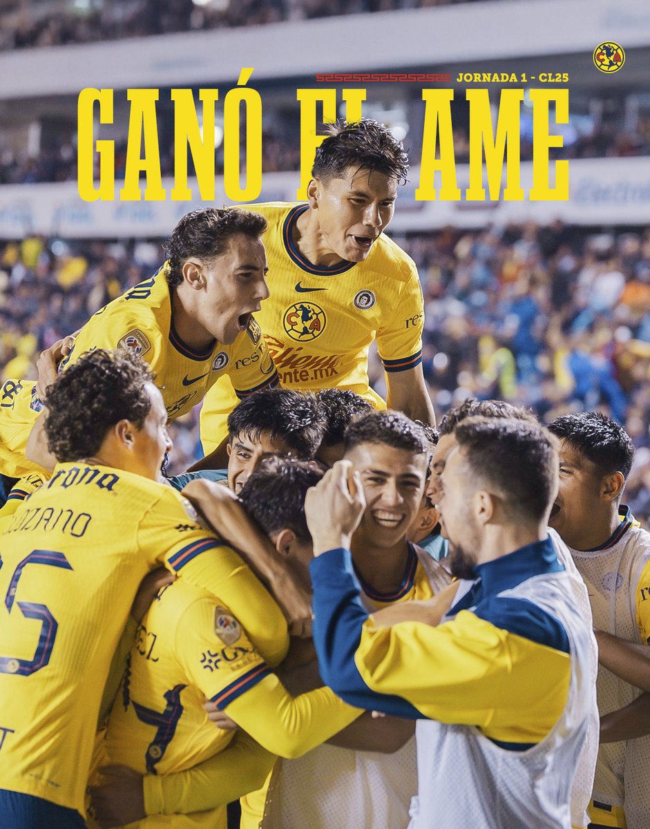 ClubAmerica's tweet photo. ¡#GANÓELAME! 💙🦅💛 https://t.co/Qk6vISJUbf