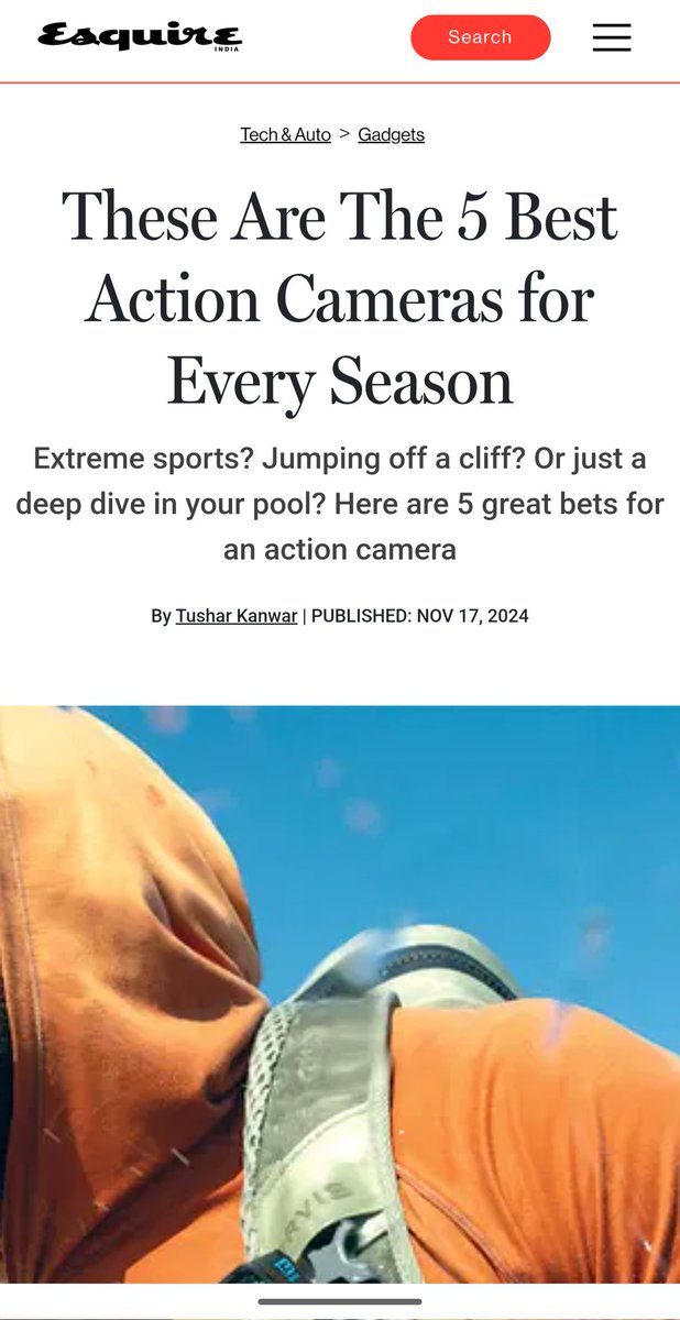 Esquire India is finally live <a href="/esquire_india/">Esquire India</a> and with it, the first of many stories to come from me 

esquireindia.co.in/tech-and-auto/…

<a href="/nitinsreedhar7/">Nitin Sreedhar</a> <a href="/JamalShaikh/">Jamal Shaikh</a>