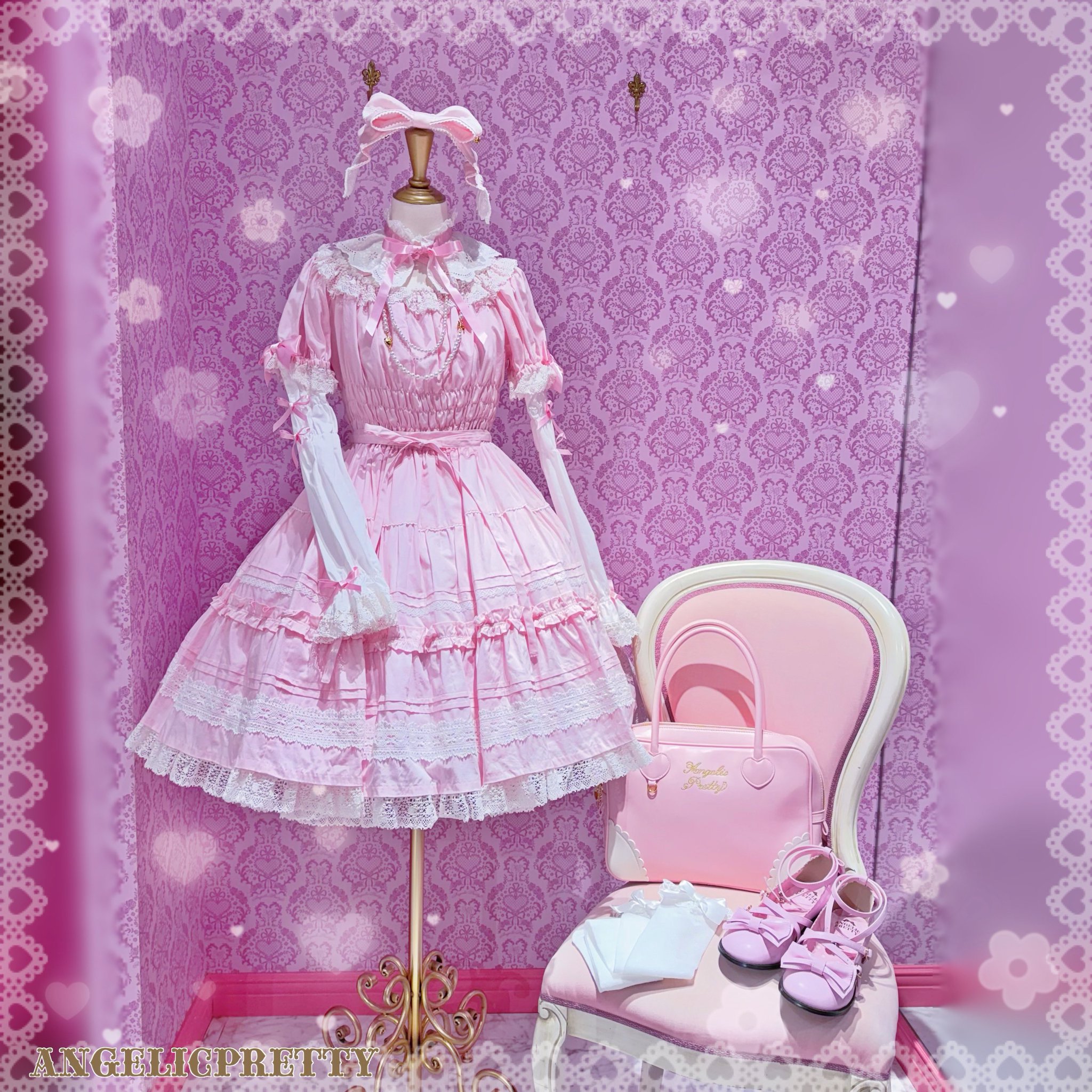 Angelic Pretty Eternal Doll OP　ワイン　即購入可 Angelic Pretty Eternal Doll OP ワイン 即購入可 - メルカリ