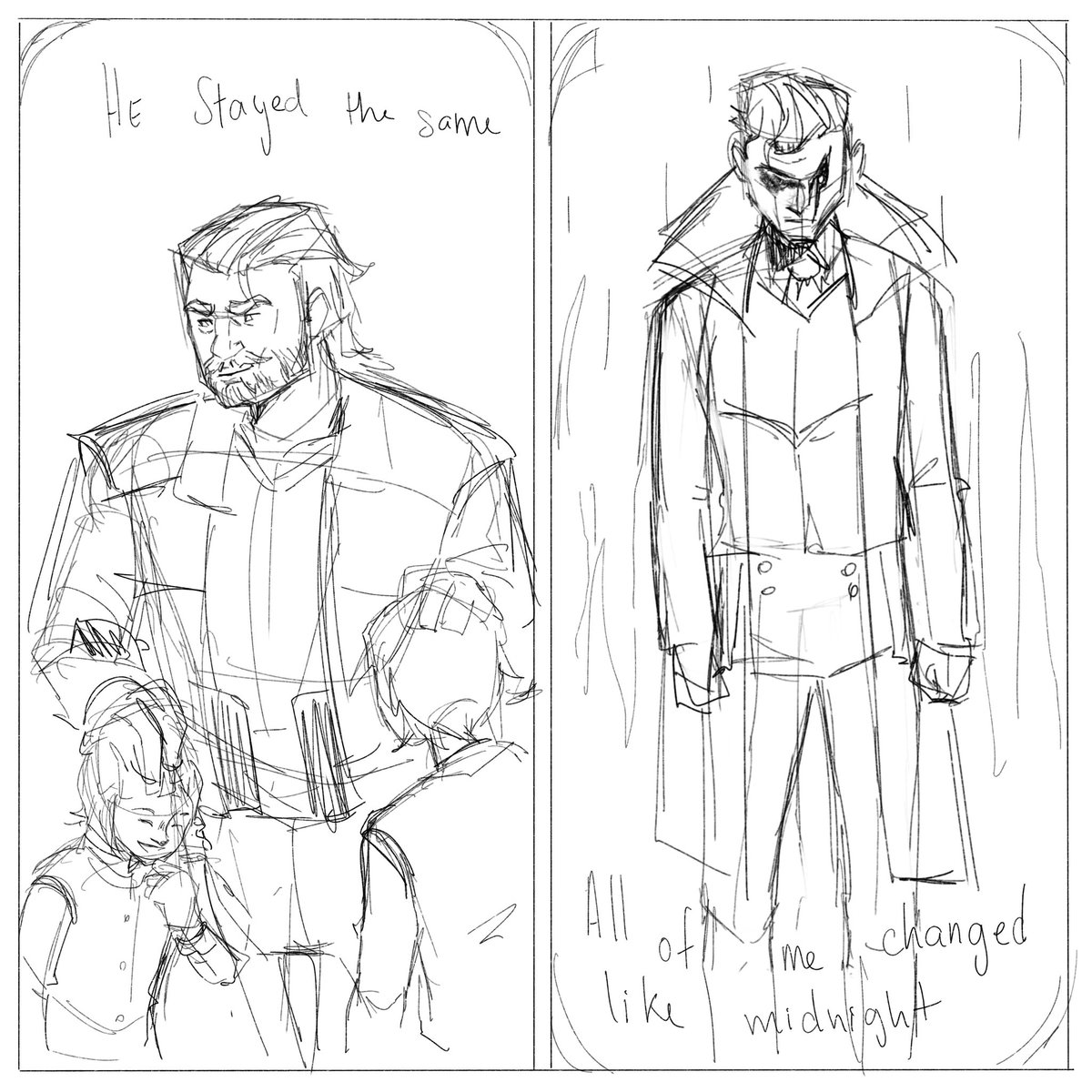 Literally had to sketch this after this edit 