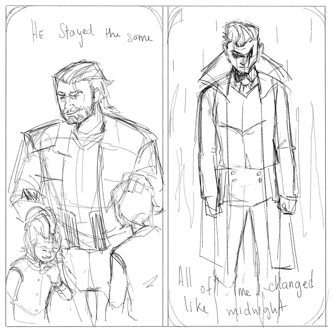 Literally had to sketch this after this edit 