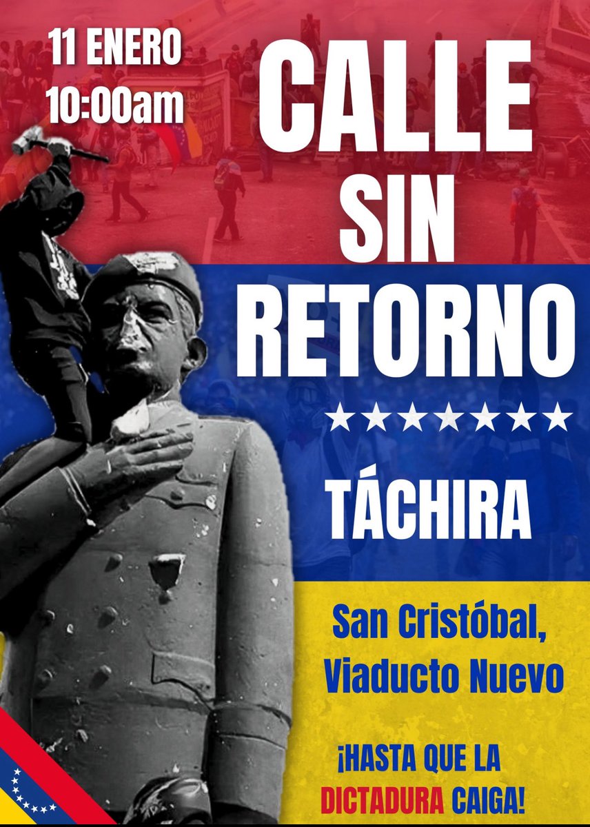 Jhonffonseca's tweet image. 🚨Informante:
"Ayudamos a que cada estado tenga un objetivo.

Caracas va para Miraflores  
 
La Guaira va a ir para Maiquetía

Táchira va a ir a abrir la frontera 

Nos debemos organizar por estado y tener un objetivo claro como los que te mencione. si no, va a ser una salida más…