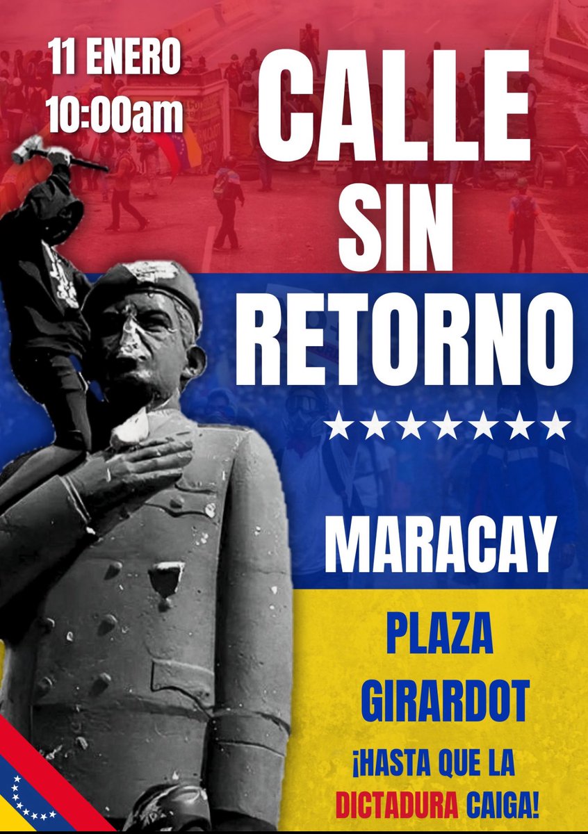 Jhonffonseca's tweet image. 🚨Informante:
"Ayudamos a que cada estado tenga un objetivo.

Caracas va para Miraflores  
 
La Guaira va a ir para Maiquetía

Táchira va a ir a abrir la frontera 

Nos debemos organizar por estado y tener un objetivo claro como los que te mencione. si no, va a ser una salida más…