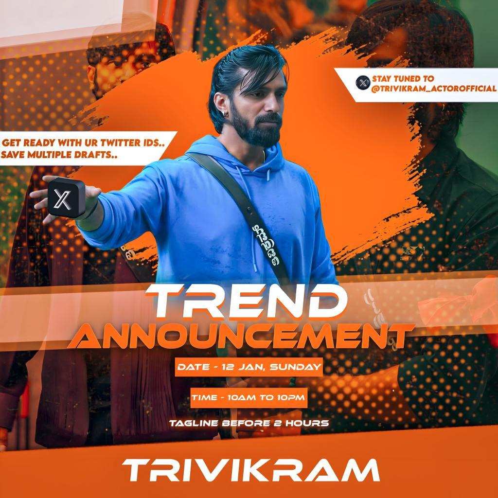 Santu61553266's tweet image. Get Ready guys....💥
With maximum #Tweets 

Old Record Break soon....✅

#Trivikram #twitterthreads 
#BBk11 #BBKing #bbk11