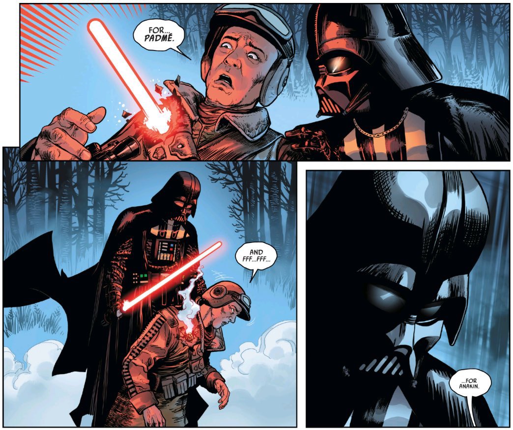 “For Padme… and … for Anakin” 😔 

#DarthVader #StarWars