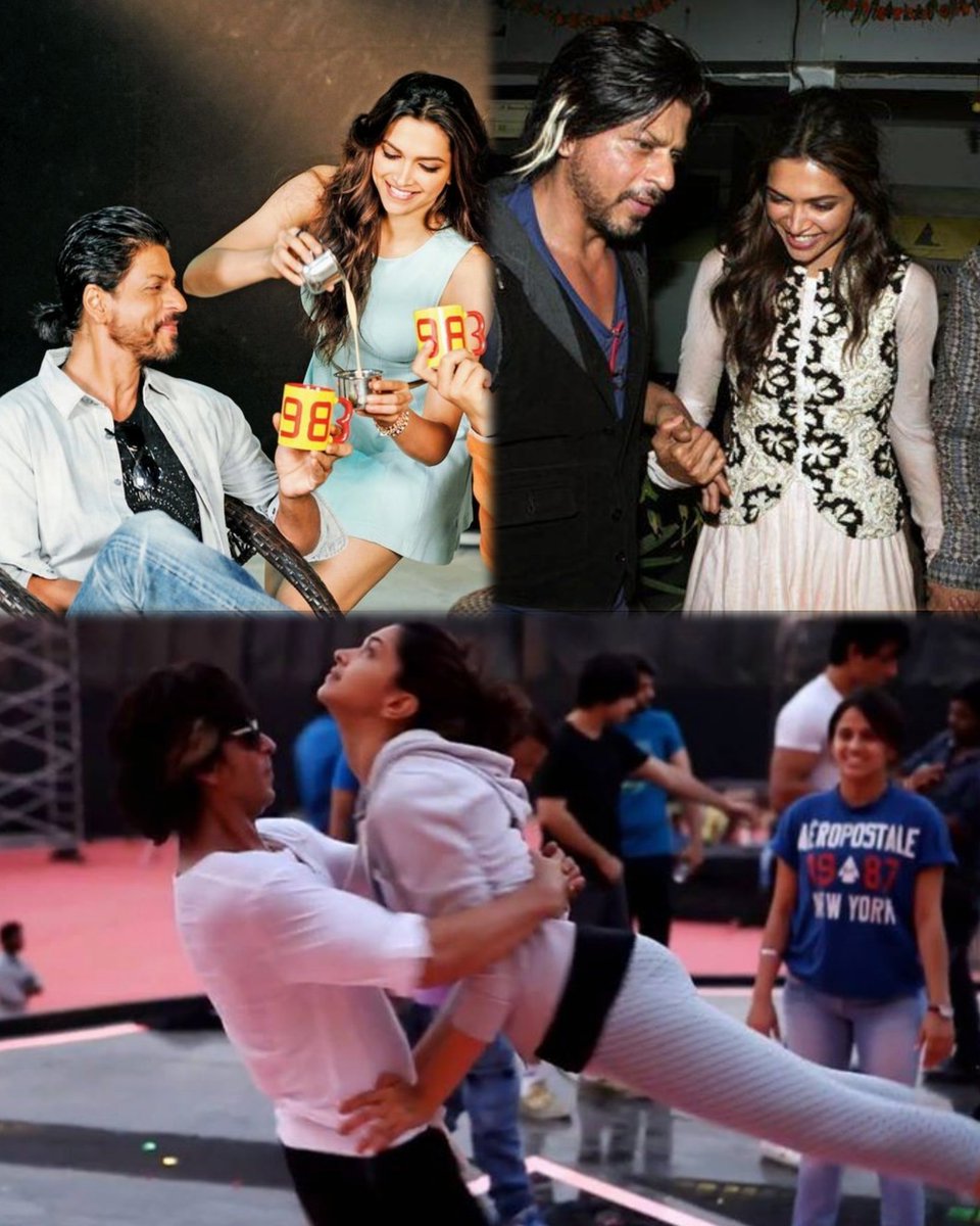 cattoholic45349's tweet photo. When Deepika said in last KWK season that she and Shah look good onscreen together, she Meant it!
Ranveer bro, you can relax while twisting your moustache. She's in good hand 😜
#SRKDP https://t.co/WNgspPYrJA