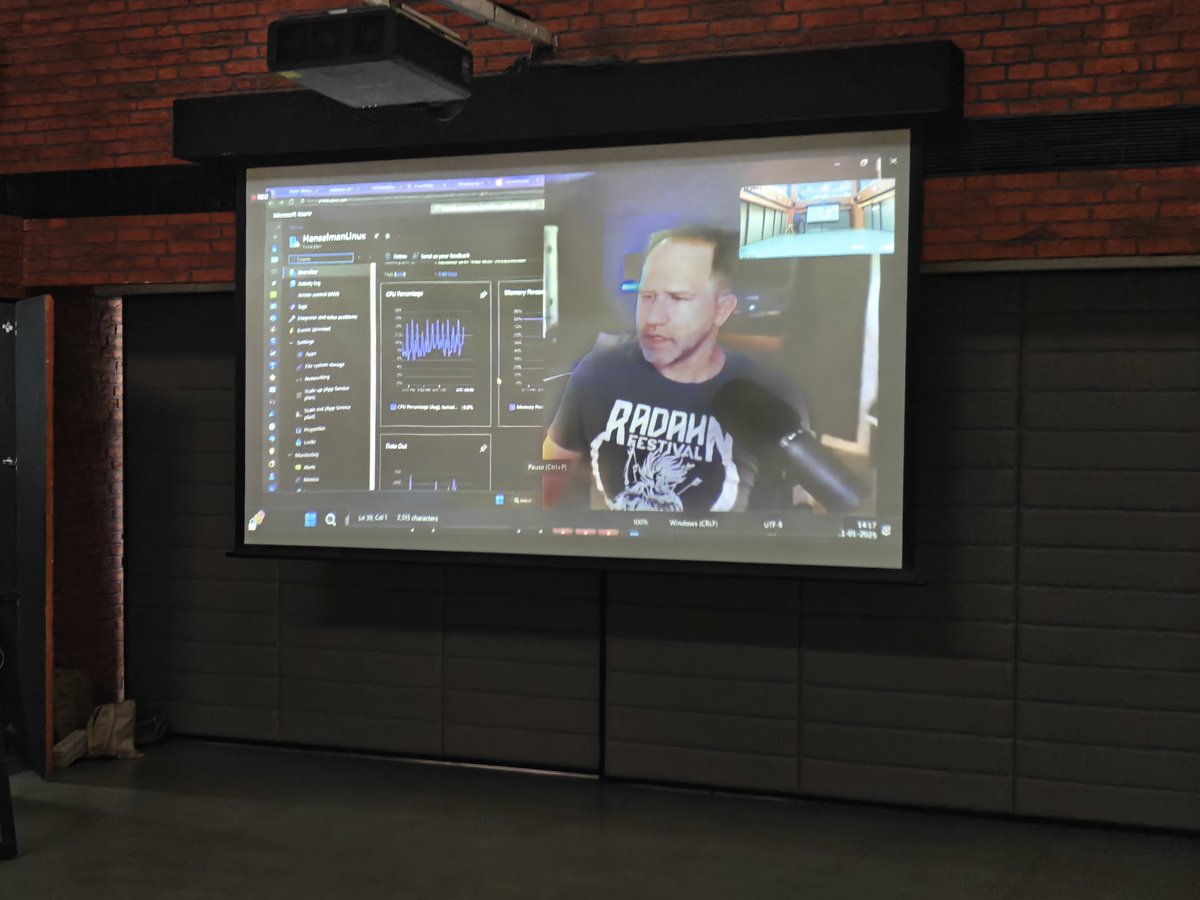 hackmum's tweet image. Opening #dotnetconf24mum @bookmyshow , @shanselman shares his joy of modernising @dotnet applications, chronicling his journey of upgrading his #dotnet app from #dotnetframework to #dotnet8