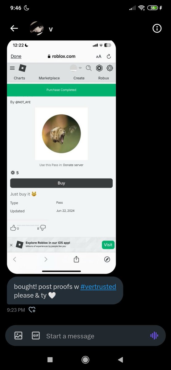 _Angi3ee's tweet image. Won a giveaway and received the prize! Thank you so much 💖
#vertrusted