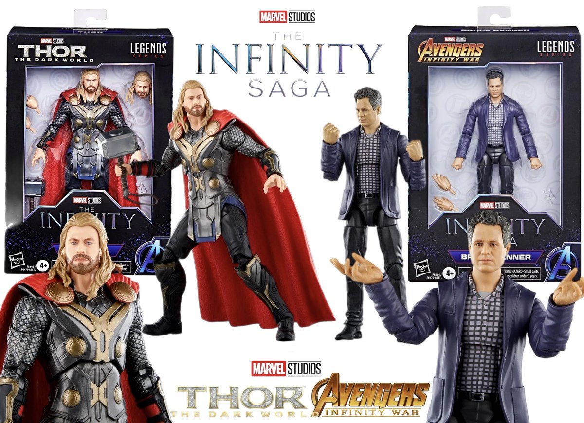 ToyWanderer's tweet photo. WALMART 🔥 DEALS 📉

Marvel Legends - Infinity Saga

THOR  (Thor: The Dark World) 
    ~ $14.39   
https://t.co/DmrCc3ka2o

Bruce Banner (Avengers: Infinity War)
    ~ $14.05   
https://t.co/CtmV8n6sFl

#ActionFigureDeals #Hasbro #MarvelLegends #infinitysaga #mcu https://t.co/ZZNuFAWN0D