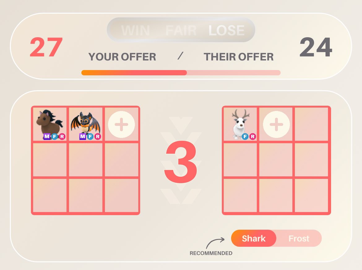 jakesbff1's tweet photo. Anyone wanna do this trade? I’m the mfr horse and indian flying fox

#adoptmetrades #adoptmeoffers  #adoptmetrade #adoptmetrades #adoptmetrading #adoptmetradings #amtrading #AMTradingTuesday #adoptmetogcash #adoptmegiveaways #adoptmegws #adoptme #royalehigh #roblox #robuxgiveaway https://t.co/ppuiNo2wo6
