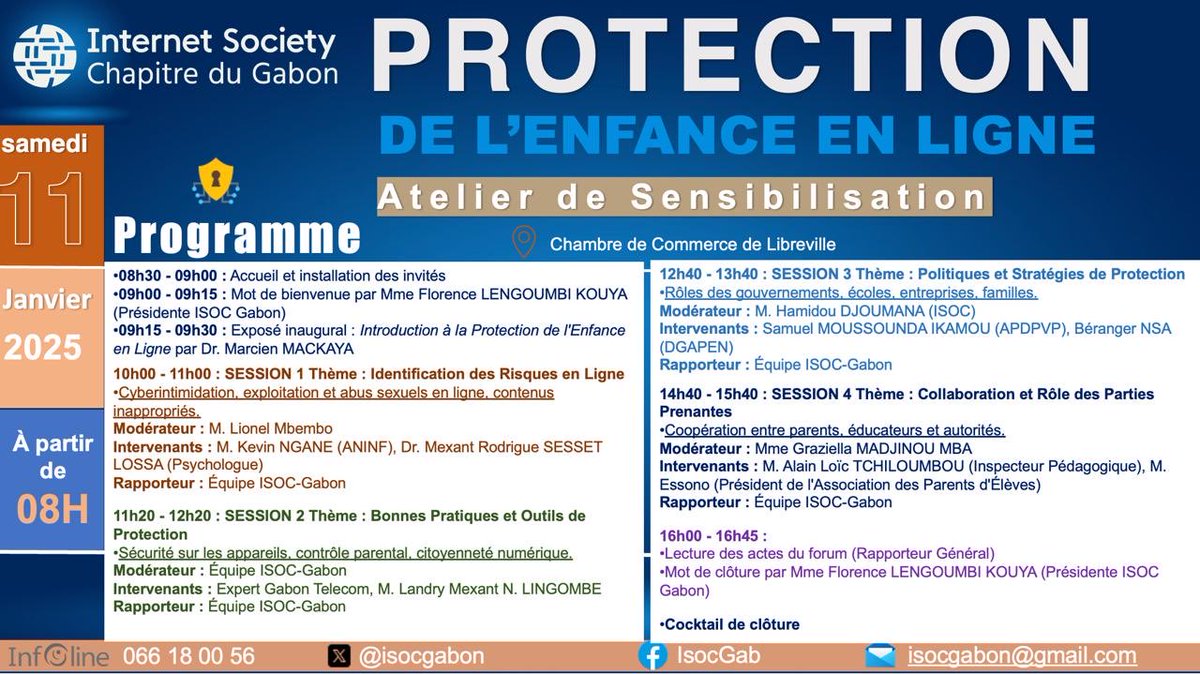 ISOC Gabon tweet media