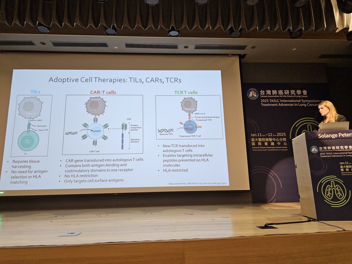 HHorinouchi's tweet photo. 🫁Taiwan🇹🇼Association for the Study of Lung Cancer
🎯Novel immunotherapies
🎙@peters_solange
#LCSM @OncoAlert #TASLC25 #ICI https://t.co/uJstYCGOLv
