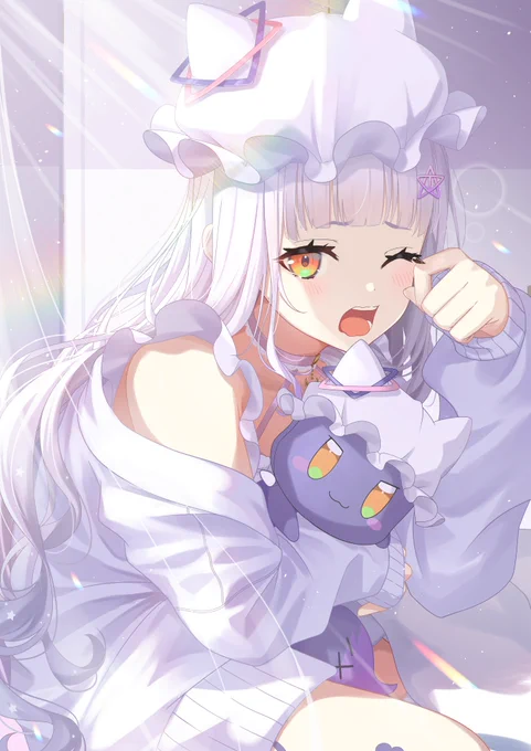 部屋着衣装シオンちゃん#シオンの書物 #紫咲シオン新衣装 