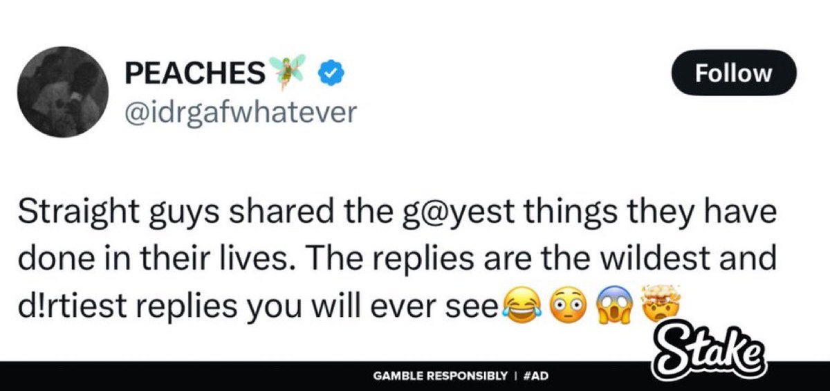 fwmubi's tweet photo. Straight guys shared the g@yest thing they have done, replies are very wiId😳

Check Thread https://t.co/B3Xh6e1JBQ