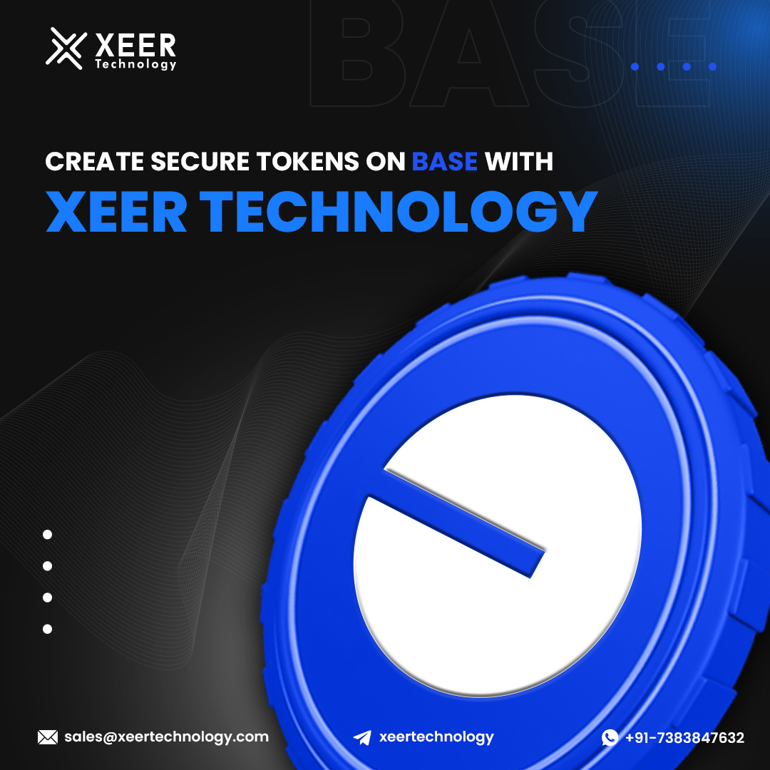technology_xeer's tweet image. Innovate within Coinbase’s blockchain ecosystem effortlessly.

#BaseToken #BlockchainDevelopment #TokenCreation #XeerTechnology