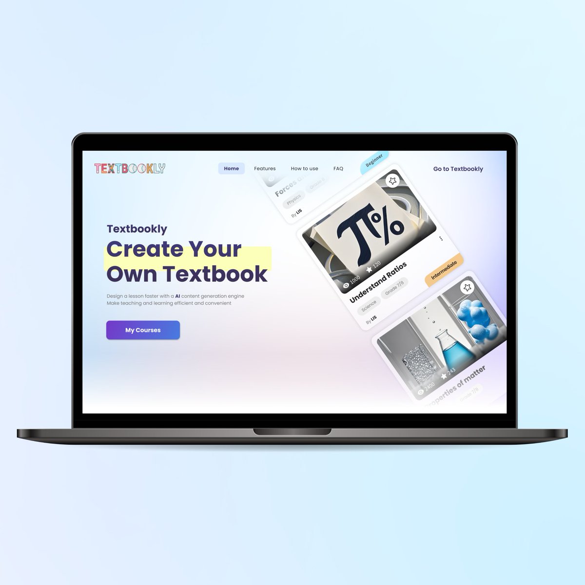 Textbooklyai's tweet image. 📚 Welcome to Textbookly! 🎉
✨ Create your dream lessons with AI, learn at your pace, and have FUN! 🤖🎓
This isn’t just a textbook — it’s learning reimagined! 🌟
#Textbookly #ailearning #createyourowncourse #learningmadefun