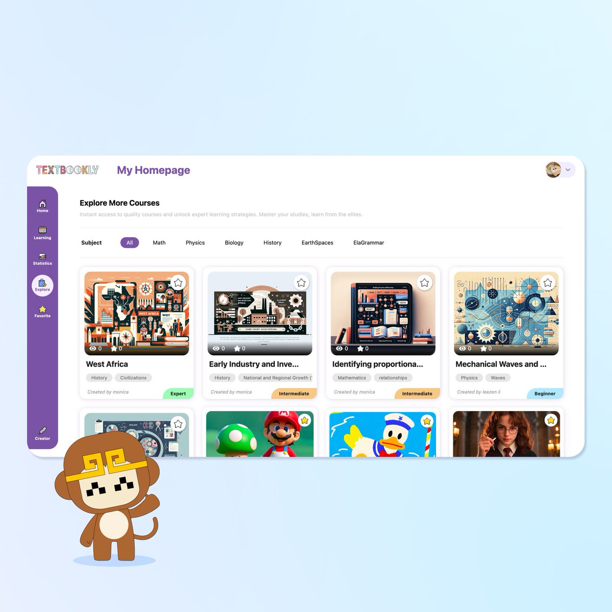 Textbooklyai's tweet image. 📚 Welcome to Textbookly! 🎉
✨ Create your dream lessons with AI, learn at your pace, and have FUN! 🤖🎓
This isn’t just a textbook — it’s learning reimagined! 🌟
#Textbookly #ailearning #createyourowncourse #learningmadefun