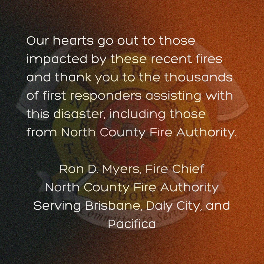 Join NCFA personnel from 6-6:30 PM on Weds. 1/15 at their next Emergency Prep meeting to know what to do during an emergency situation and ask any questions related to emergency preparedness.
 
Visit brisbaneca.org/NCFAprep to join the meeting <a href="/NoCoFire/">North County Fire Authority</a> <a href="/Pacifica/">City of Pacifica</a> <a href="/DalyCityGov/">DalyCityGov</a>