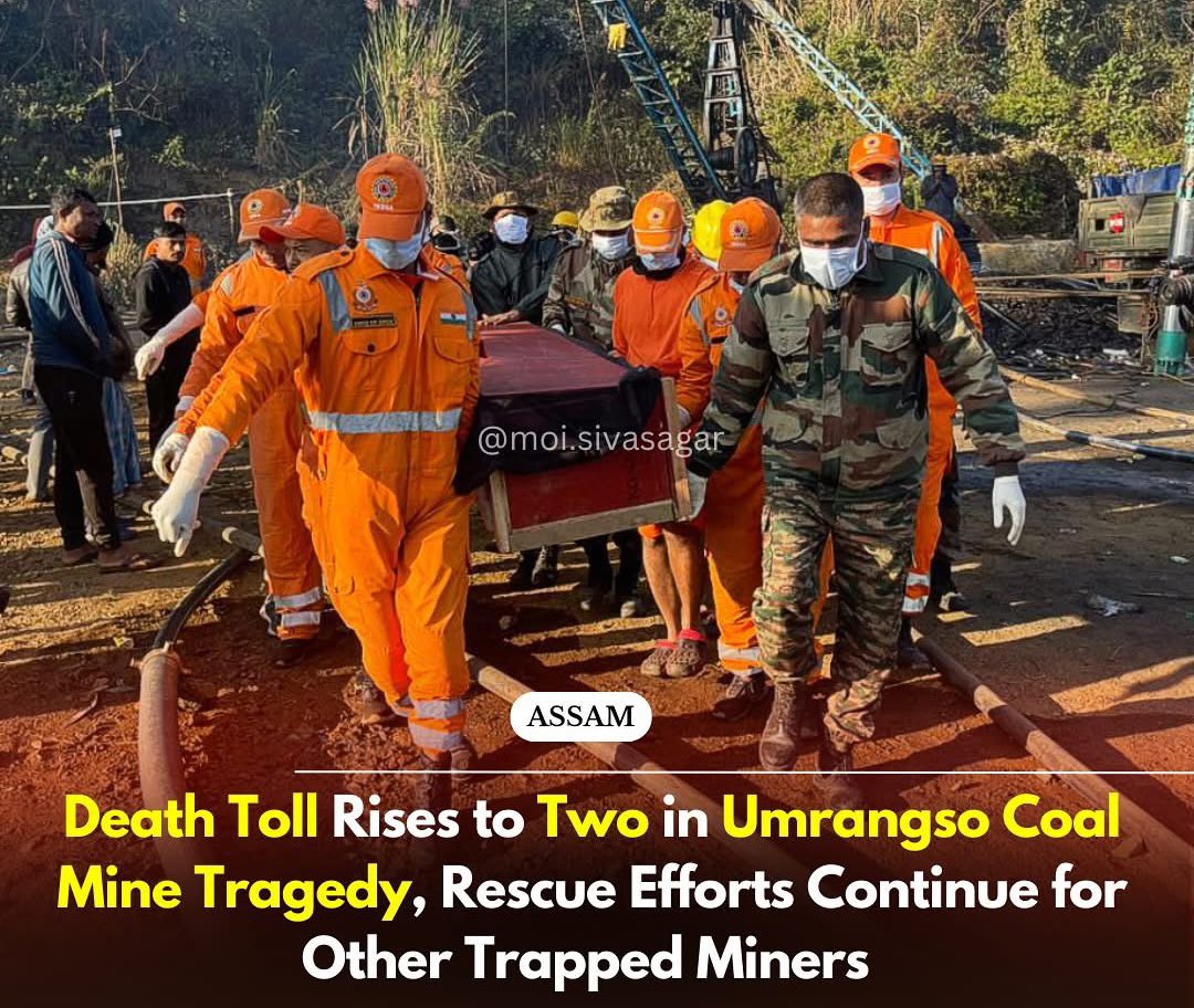 Zahid S Hussain (@zahidshussain1) on Twitter photo #assam | Rescue operations at the illegal coal mine in Umrangso have retrieved another body. The body, identified as 26-year-old Lijan Magar, is the second to be recovered out of the nine miners believed to be trapped <a href="/debunk_misinfos/">Liz/Barsha</a> <a href="/LuvDatta_INC/">Luv Datta #INC</a> <a href="/INCKLIQ/">#INC KLIQ</a> <a href="/INCIndia/">Congress</a> #assam | Rescue operations at the illegal coal mine in Umrangso have retrieved another body. The body, identified as 26-year-old Lijan Magar, is the second to be recovered out of the nine miners believed to be trapped <a href="/debunk_misinfos/">Liz/Barsha</a> <a href="/LuvDatta_INC/">Luv Datta #INC</a> <a href="/INCKLIQ/">#INC KLIQ</a> <a href="/INCIndia/">Congress</a>