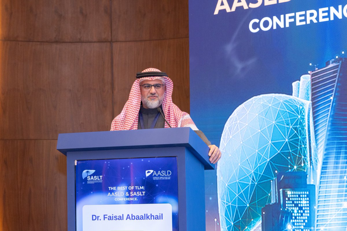 الجمعية السعودية لأمراض وزراعة الكبد (SASLT) (@sasltksa) on Twitter photo Dr. Faisal Abaalkhail the president of <a href="/sasltksa/">الجمعية السعودية لأمراض وزراعة الكبد (SASLT)</a> is presenting a talk on Hepatitis B virus (HBV) elimination.
<a href="/sasltksa/">الجمعية السعودية لأمراض وزراعة الكبد (SASLT)</a>
<a href="/AASLDtweets/">AASLD</a>
#TLM
#SASLT
#AASLD Dr. Faisal Abaalkhail the president of <a href="/sasltksa/">الجمعية السعودية لأمراض وزراعة الكبد (SASLT)</a> is presenting a talk on Hepatitis B virus (HBV) elimination.
<a href="/sasltksa/">الجمعية السعودية لأمراض وزراعة الكبد (SASLT)</a>
<a href="/AASLDtweets/">AASLD</a>
#TLM
#SASLT
#AASLD