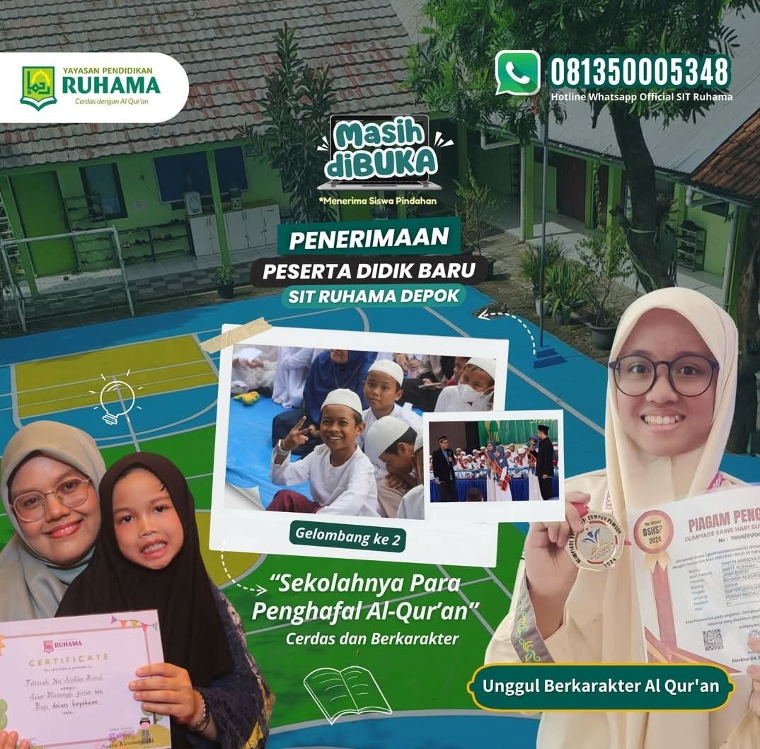 Bambangstp's tweet image. Yuk masih dibuka Gelombang ke 2 Pendaftaran Siswa/I baru SIT Ruhama Depok 2025/2026. #ppdb #siswabaru