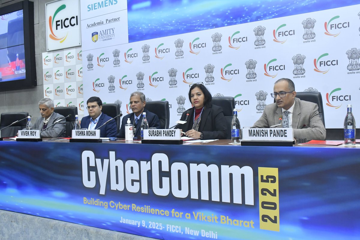 PADD_QCI (@padd_qci) on Twitter photo At #CyberComm2025 by <a href="/ficci_india/">FICCI</a> with <a href="/GoI_MeitY/">Ministry of Electronics & IT</a> & <a href="/DoT_India/">DoT India</a>, Dr. Manish Pande, HoD <a href="/PADD_QCI/">PADD_QCI</a>, highlighted adaptive policies & global collaboration for resilient cyber infrastructure in Viksit Bharat. QCI's CAF ensures cybersecurity for critical sectors. padd.qci.org.in/cybersecurityc… At #CyberComm2025 by <a href="/ficci_india/">FICCI</a> with <a href="/GoI_MeitY/">Ministry of Electronics & IT</a> & <a href="/DoT_India/">DoT India</a>, Dr. Manish Pande, HoD <a href="/PADD_QCI/">PADD_QCI</a>, highlighted adaptive policies & global collaboration for resilient cyber infrastructure in Viksit Bharat. QCI's CAF ensures cybersecurity for critical sectors. padd.qci.org.in/cybersecurityc…