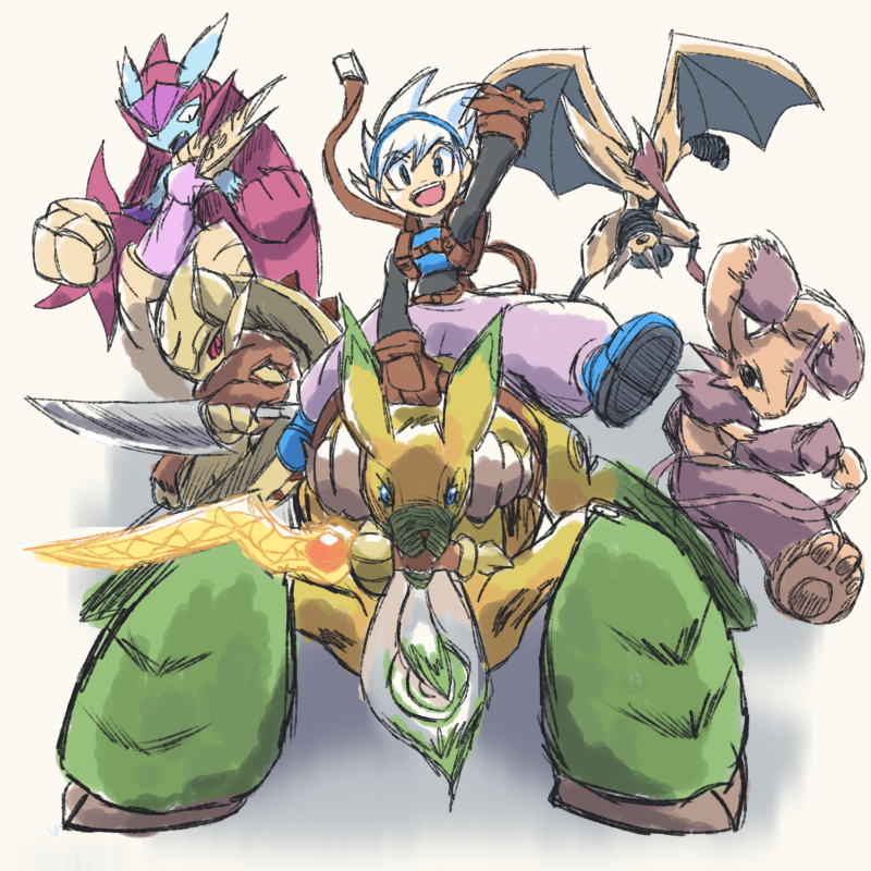 The funny monsters I post with 0 context are from my otamon project.