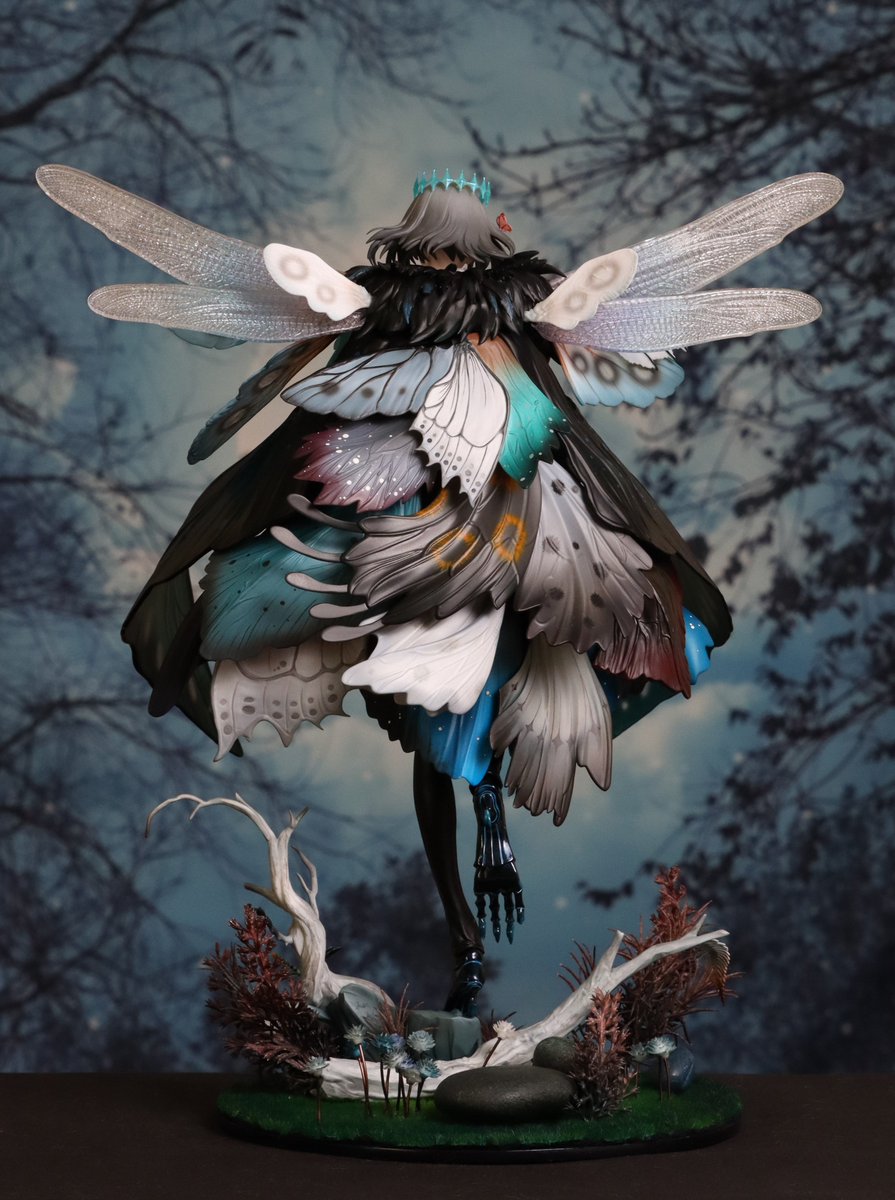 オベロン完成です！
羽大変だったけど楽しかった～！🦋

原型：银水晶的封印(<a href="/Jennife36907231/">银水晶的封印</a> )