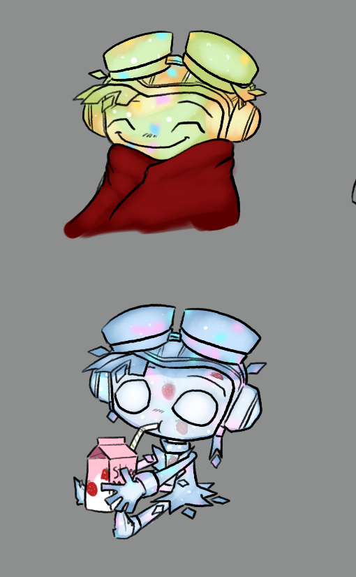 magicmvx's tweet image. Crystal Raz doodles creature got blanket and strawberry milk
#Psychonauts #Psychonauts2 #strawberrymilk #doodle #PsychonautsAU #AU