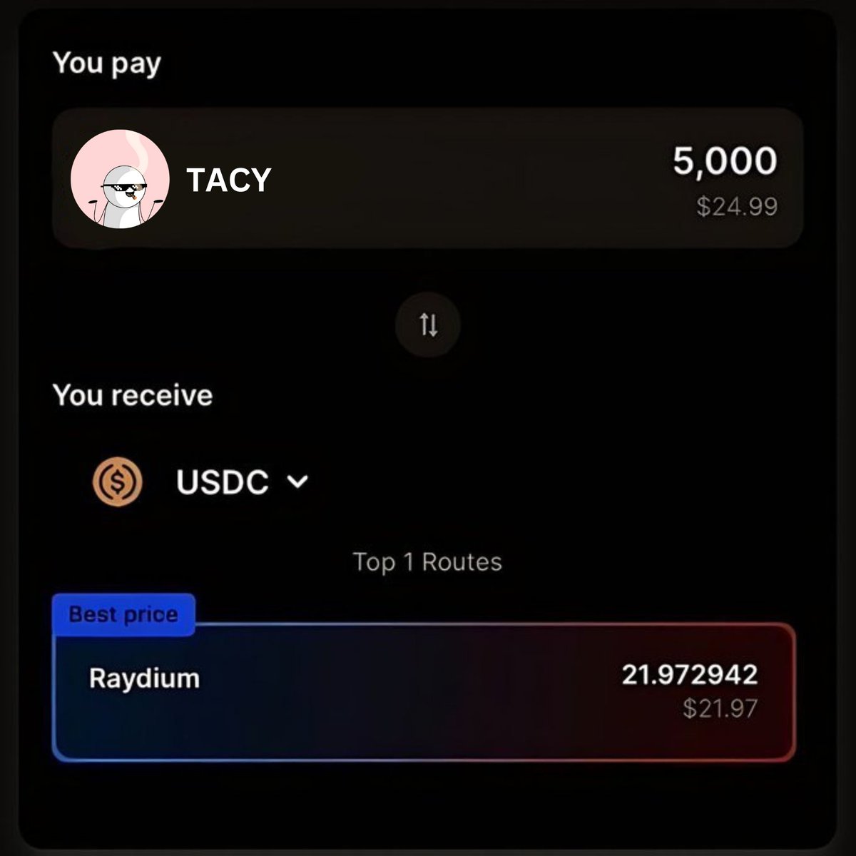 Airdrop Season is here... $SOL 🔥
 
Paste your Solana wallet address for $TACY Airdrop 👇

First 1500 qualifies #SOL