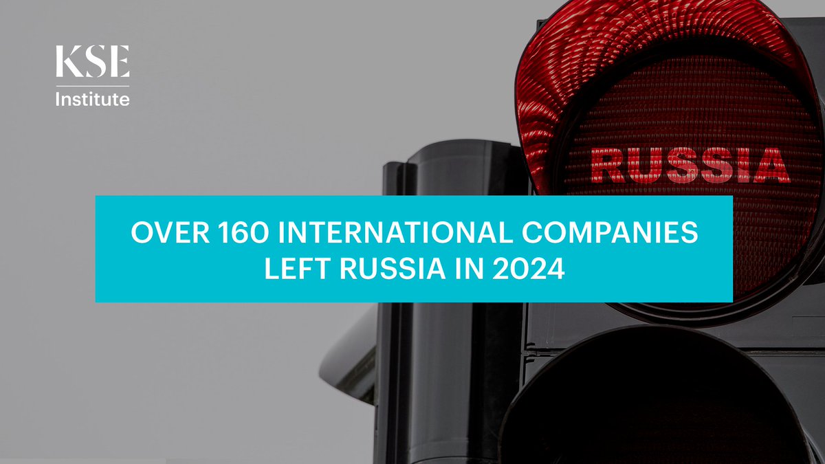 KSE Institute 🇺🇦 (@kse_institute) on Twitter photo 1/6 Over 160 companies finally cut ties with Russia in 2024. But thousands still fund its war. KSE Institute’s <a href="/LeaveRussiaOrg/">leave-russia.org</a> project reveals the latest insights: bit.ly/3PuMTG4 1/6 Over 160 companies finally cut ties with Russia in 2024. But thousands still fund its war. KSE Institute’s <a href="/LeaveRussiaOrg/">leave-russia.org</a> project reveals the latest insights: bit.ly/3PuMTG4